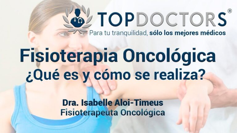 Rehabilitaci&oacute;n Integral a Trav&eacute;s de Fisioterapia Oncol&oacute;gica